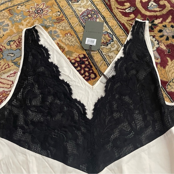 All saints Celeste Cream Satin Dress NWT - Picture 7 of 13